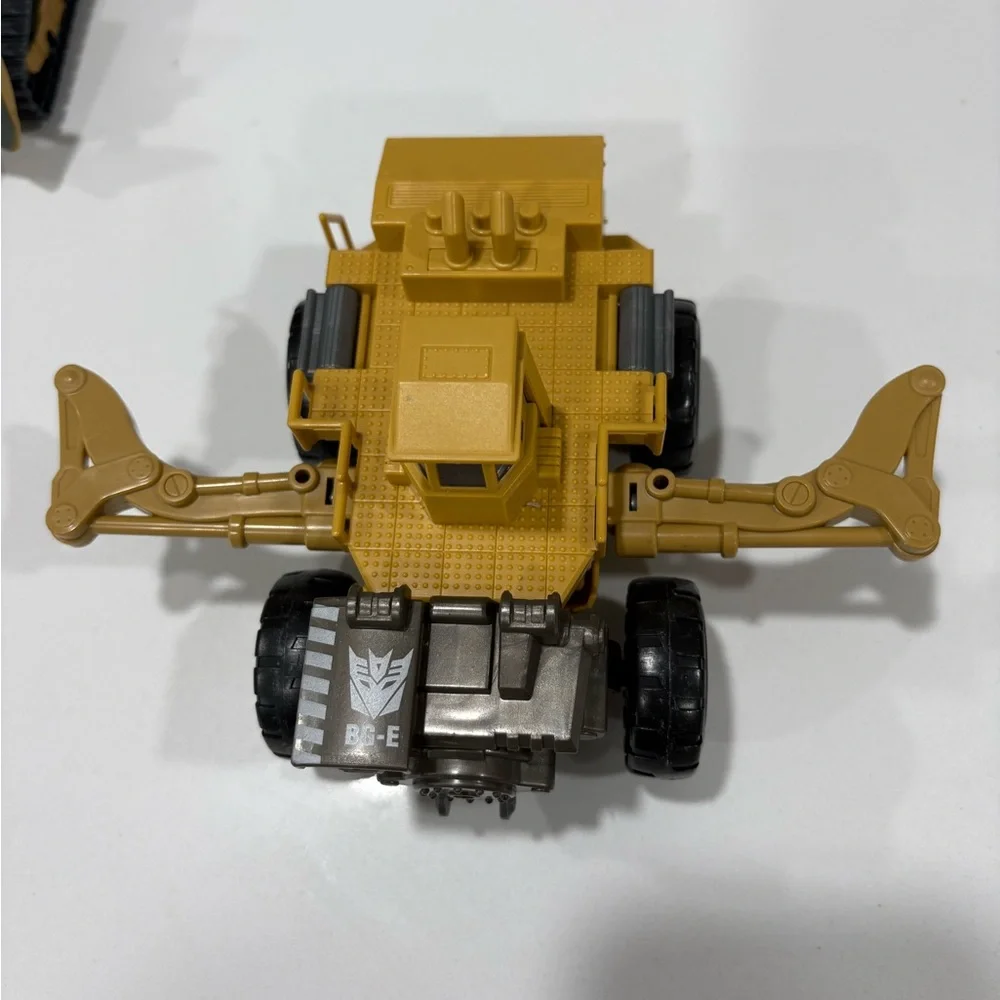Yellow and Black Construction Vehicle Toy Set